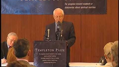 The Nature of Ethics - Dr. George Ellis (Templeton Prize Acceptance Speech 2004)
