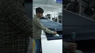 Fabric Cutting ASMR ✂️ | Inside A Real Apparel Factory | Custom Workwear Manufacturer | DEKALB