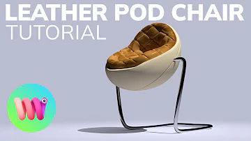 EASY 3D: Leather Chair Design in Womp!
