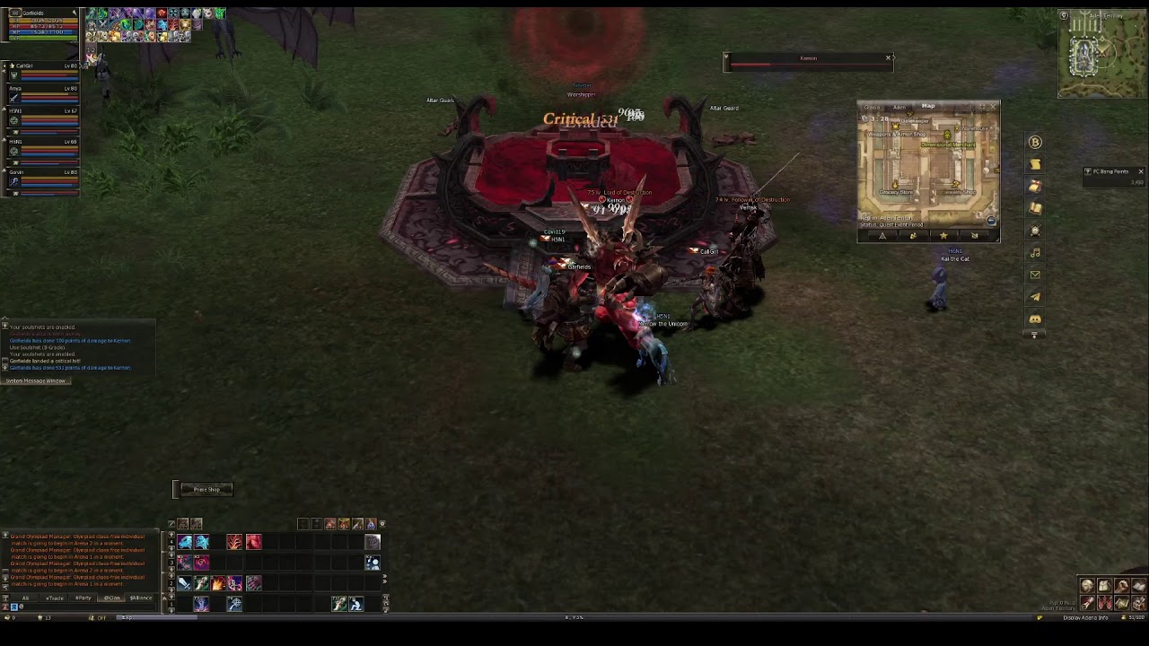 Lineage 2 h5 (Beyond.lt 30x) Tyrant 1st Day