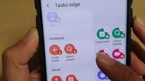 Galaxy S10 / S10+: How to Quickly Create / Search for Contacts Using Tasks Edge Shortcuts