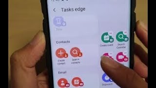 Galaxy S10 / S10+: How to Quickly Create / Search for Contacts Using Tasks Edge Shortcuts screenshot 5
