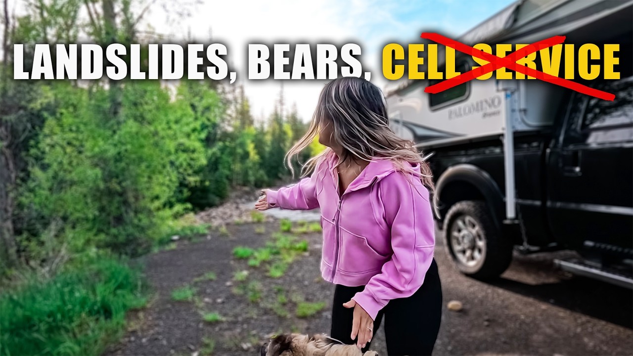 ⁣TOO SCARED to camp here | Road trip Colorado to Utah VLOG 314