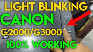 Canon G2000 Light blinking ink absorber full error 5B00