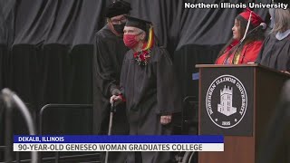90-year-old Geneseo woman graduates from NIU