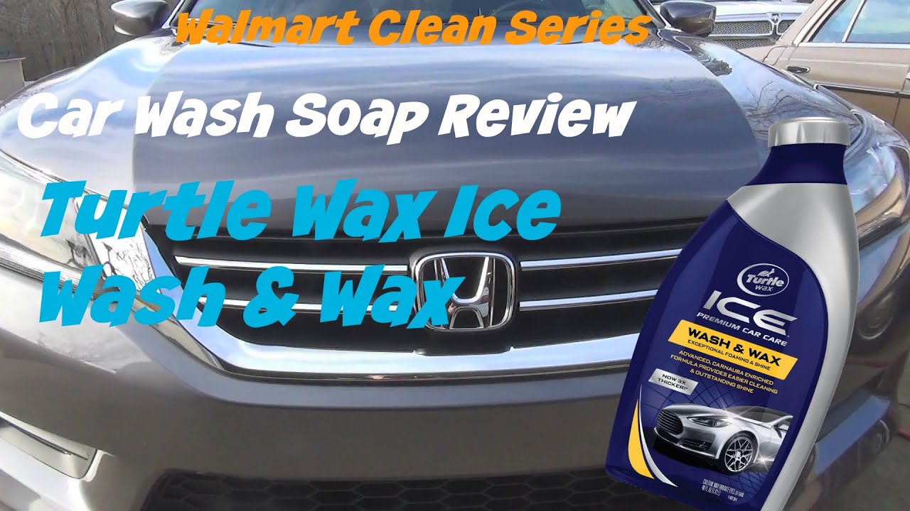 Walmart Clean Series review of Turtle Wax Ice Wash and Wax Car Wash