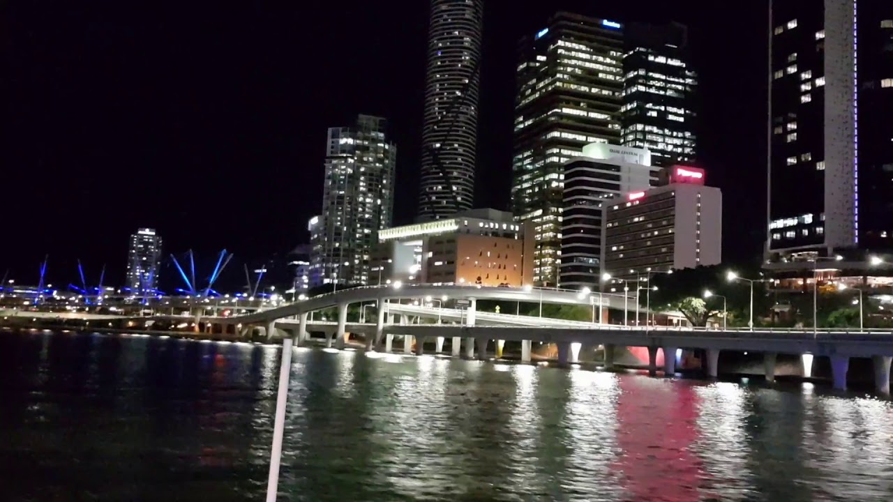 City Cat Ride Brisbane CityCat Ferry ride RUS - YouTube