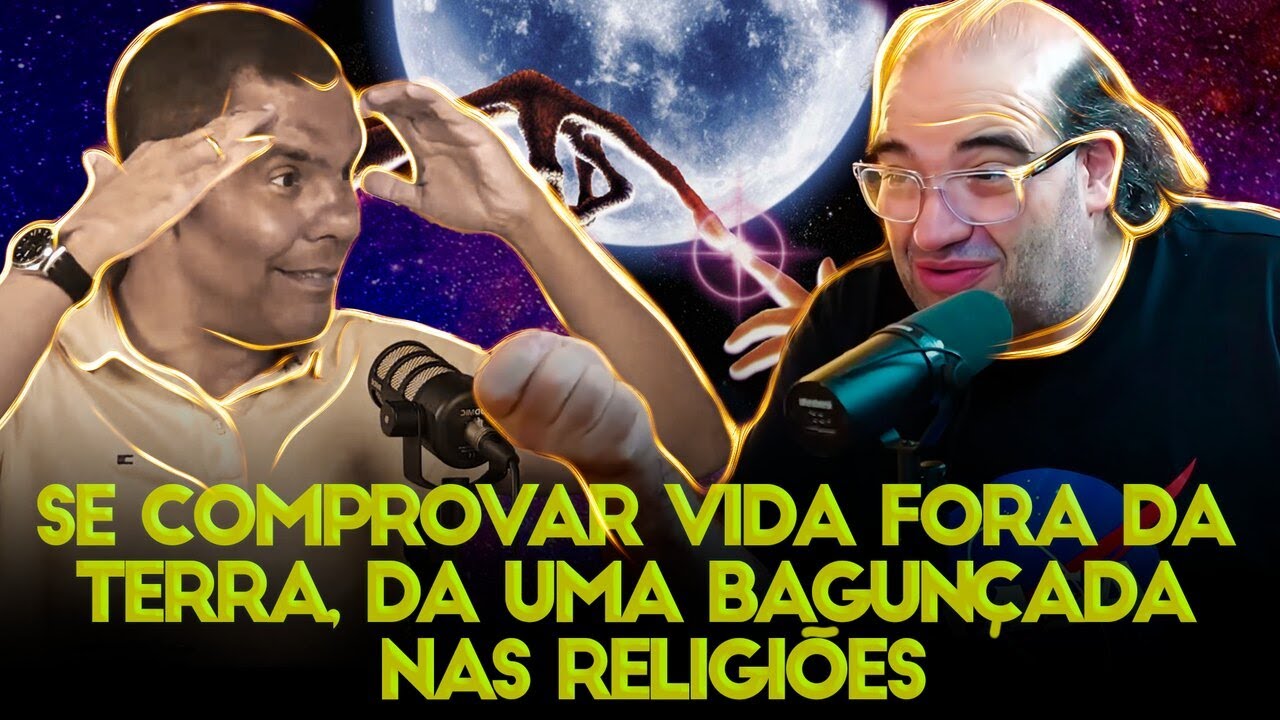 1 HORA de SERGIO SACANI  & RODRIGO SILVA | part 2 - VIDA FORA DA TERRA, BÍBLIA ...