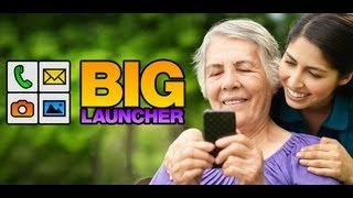 BIG Launcher - Jednoduchá domovská obrazovka pro seniory a uživatele se špatným zrakem. screenshot 4