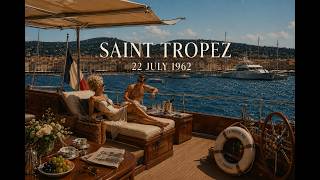 July in St. Tropez 1962 🚤 Old Money Vibes & Golden Sunsets