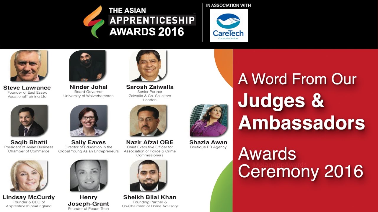 A word from our Judges and Ambassadors @ The Asian Apprenticeship Awards 2016