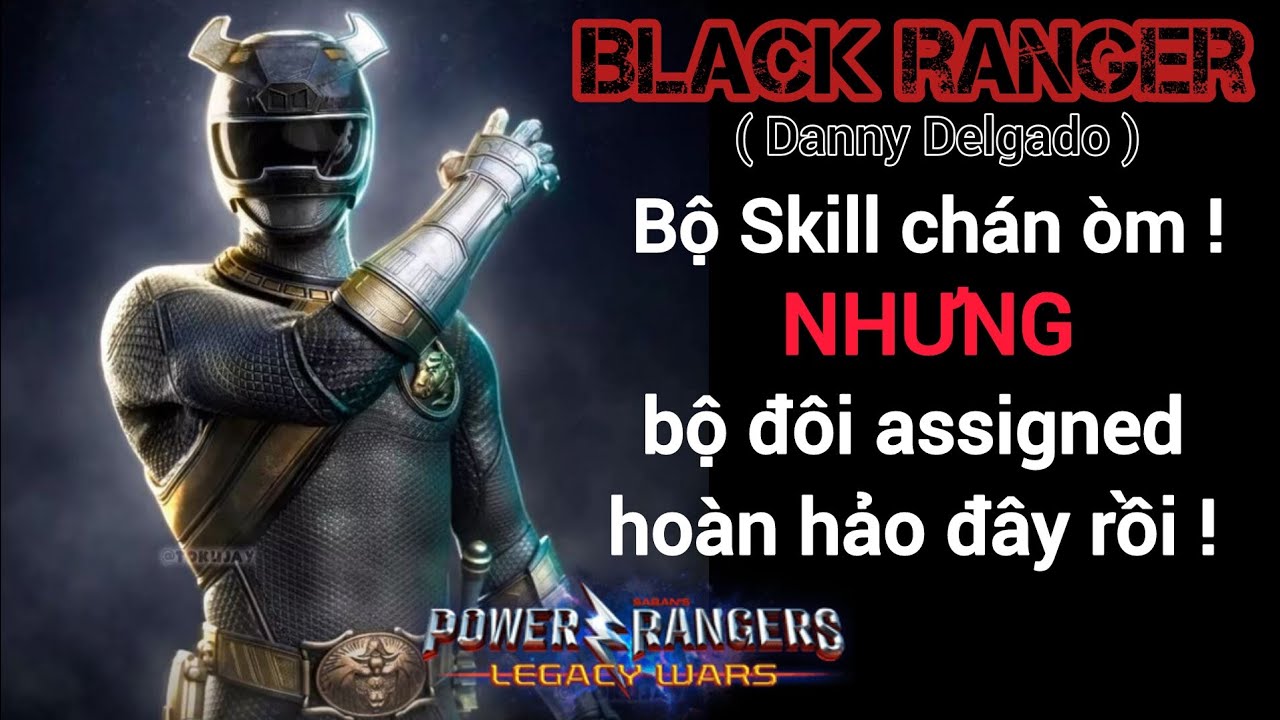 [ Wild Force ] Black ranger ( Danny Delgado ] 🐂 Bộ assigned hoàn hảo ...