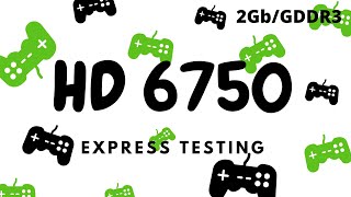 HD 6750 2Gb/GDDR3 + Core 2 Quadย Q6600