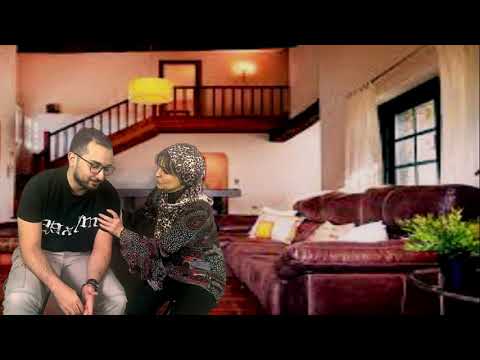 محمد صالح وإيمان كامل قي مشهد كروما تمثيلي 