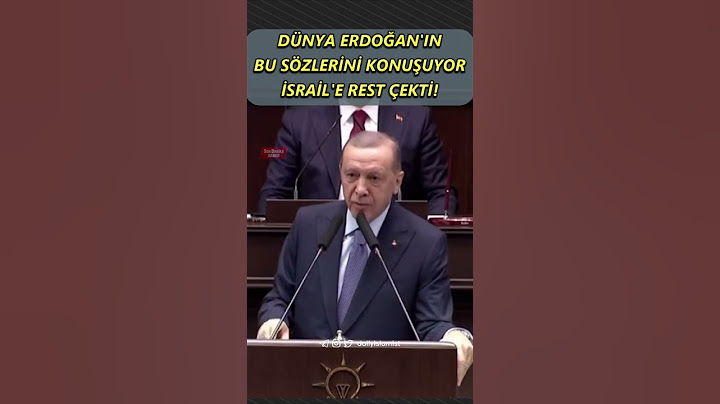 Erdoğan İsrail'e rest çekti! Bu sözleri ayakta alkışlandı #shorts