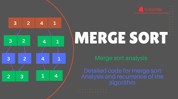 Analysis Of Merge Sort | Code | recurrence