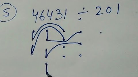 Division By Connecting dots