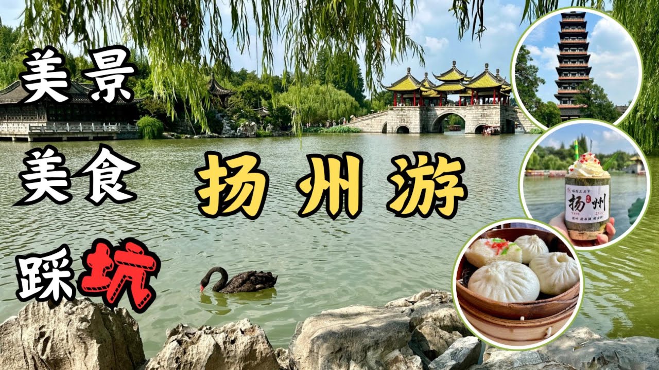 【扬州自由行】欣赏瘦西湖美景|分享踩“坑”经历|逛东关街吃道地美食|吃早茶|品淮扬菜|游大运河博物馆