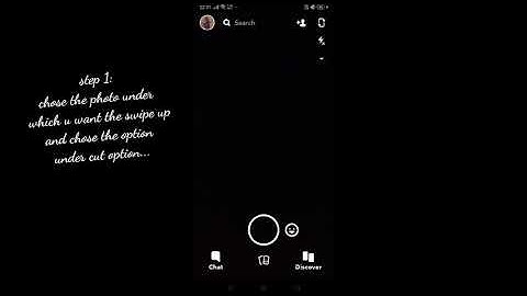How to add a swipe up link on snapchat!!