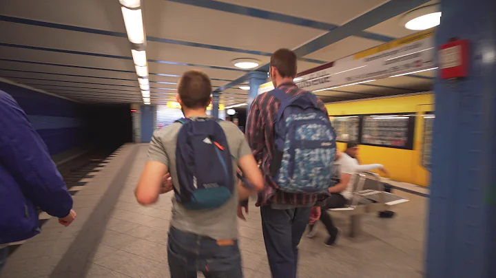 Germany, Berlin, U-Bahn ride from Magdalenenstraße to Friedrichsfelde