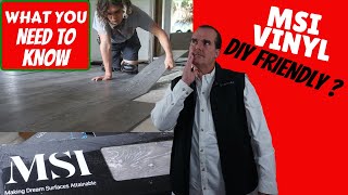 MSI VINYL FLOORING INSTALLATION AND REVIEW - WHAT YOU NEED TO KNOW- PLUS HOW TO WITH TIPS AND TRICKS