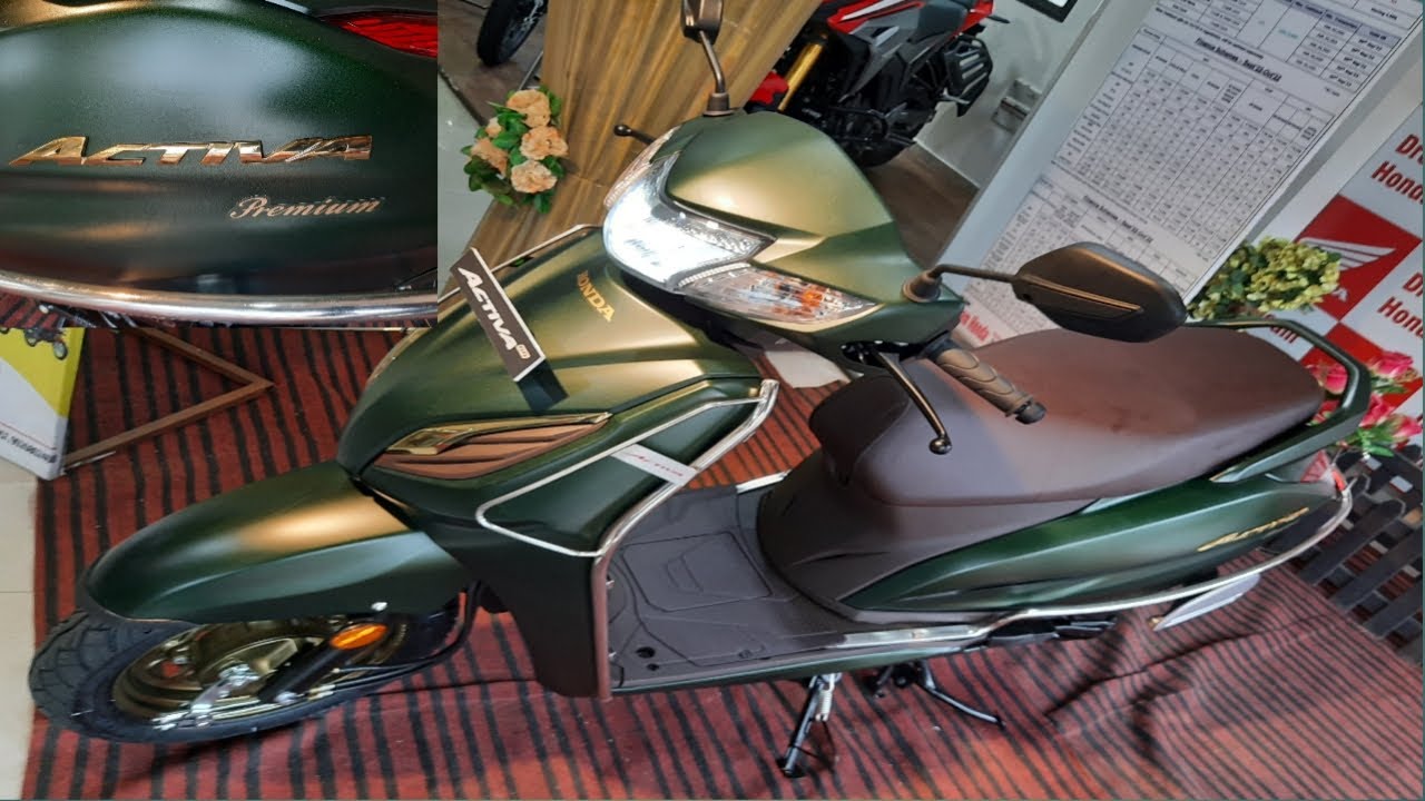 All New 2022 Honda Activa 6g Premium Edition Review Price Colour & Features | Explore The Car