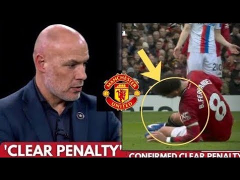 HOWARD WEBB ADMITS VAR ERROR! 😱 MANCHESTER UNITED DENIED CLEAR PENALTY VS  PALACE AT OLD TRAFFORD 🔥⚽