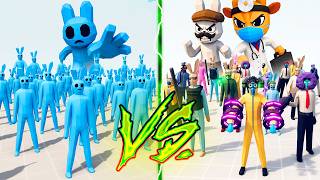 Can Animal Hospital Defend Against 150x Hollow Faces? 🥶 Totally Accurate Battle Simulator screenshot 4