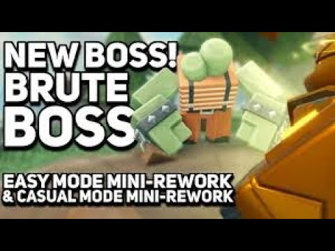Beating The New Brute Boss! TDS Easy Mode Rework. - YouTube