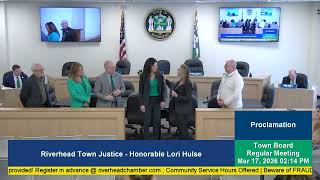 Town Board Meeting - March 17, 2026