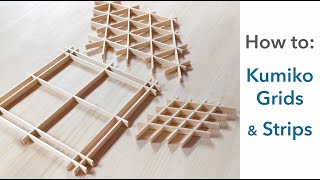 How to make Kumiko Grids and Strips || Woodworking