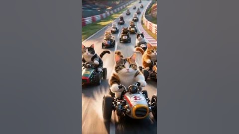 AI Cat Rice😮 Bike 🤣🤣 challenge mode#challengemode #ai#shortsfeed#aishorts#aivideo#ai animals#ai cat