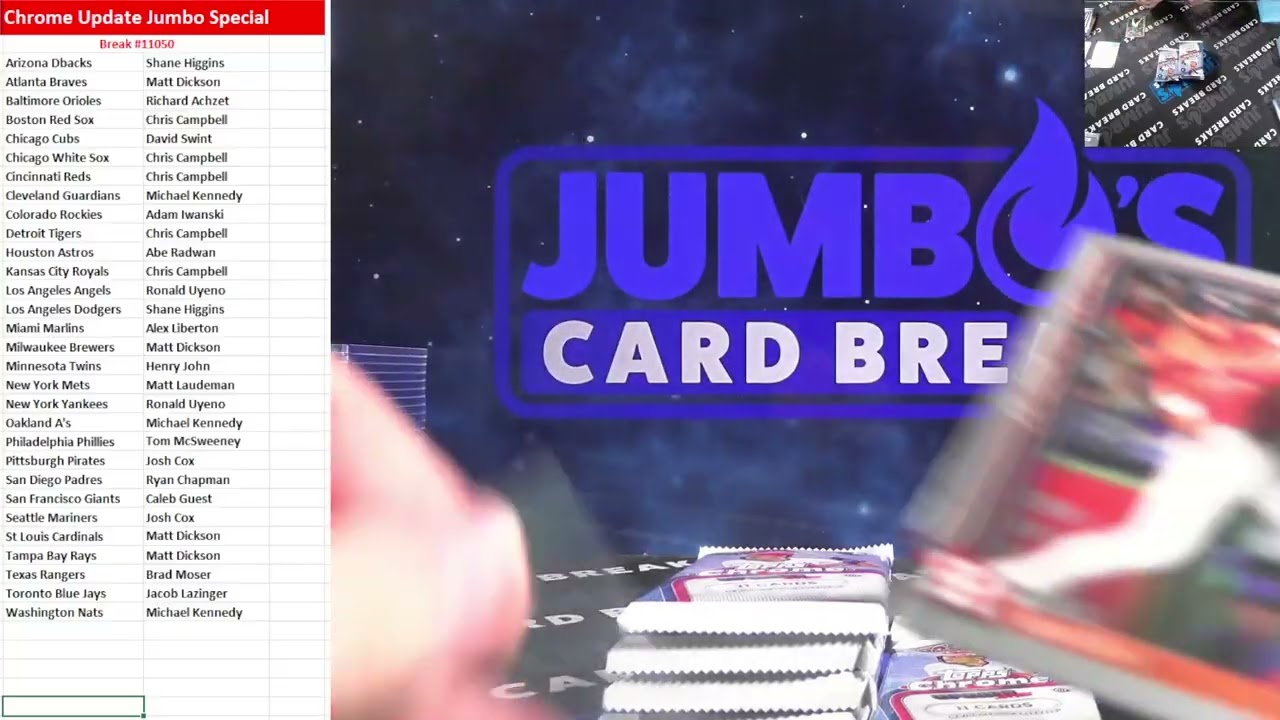 BREAK #11050   Chrome Update Jumbo Special