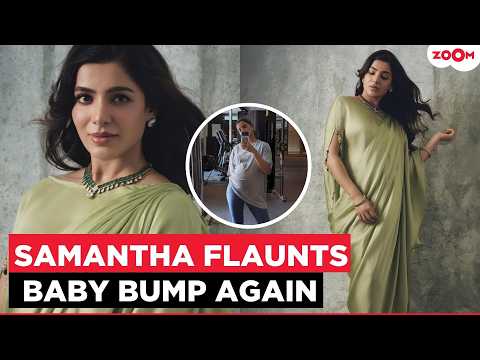 Samantha Ruth Prabhu Flaunts Baby Bump In Stunning Green Look, Shares Glimpses From Her Day Out