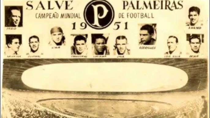 Time do Juventus-ITA, vice-campeão mundial de 1951.