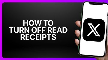 How To Turn Off Read Receipts In X App (Twitter) 2025! Tutorial