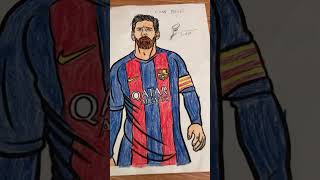 Messi coloring page