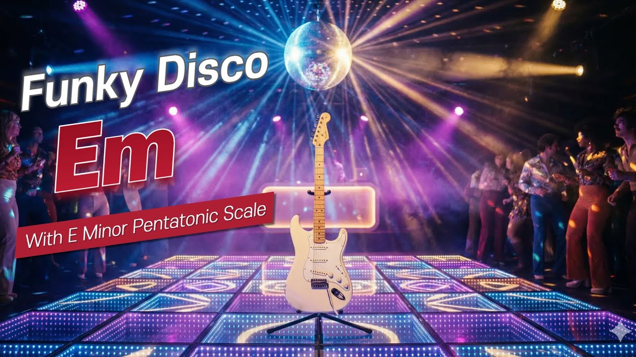 Upbeat Pop Funk Backing Track | Daft Punk Style Guitar Jam