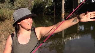 Carp fishing Namoi River NSW