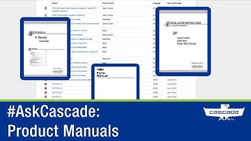 How to Locate Product Manuals on Cascorp.com