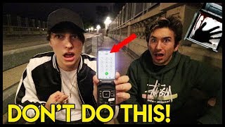 CALLING TERRIFYING PHONE NUMBERS FINAL (haunted bridge) | Colby Brock