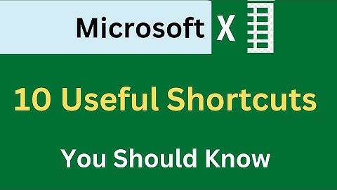 10 Top Excel Shortcuts You Can