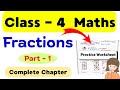 Class 4 Fractions | Fraction Worksheet | Class 4 Maths Worksheet | Class 4 Worksheet | Grade 4 Math