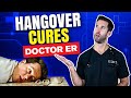 Hangover Cures! Real Doctor Reacts to How to Cure a Hangover | Medical Myths with Doctor ER