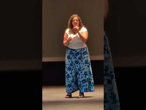 CHS Music Department - Chorale student, Angelina Fetterly on opening day 2024