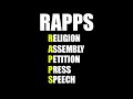 1st Amendment - Easy Memorization