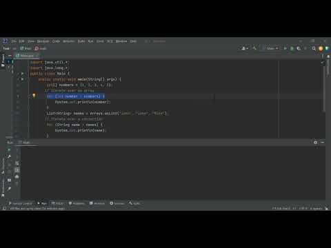 Java For Each Loop: Simplifying Array and Collection Traversal | Java Programming Tutorial