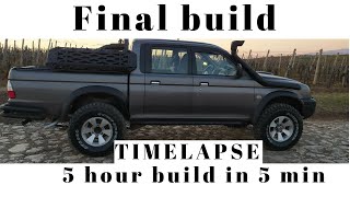 Mitsubishi L200 timelapse build