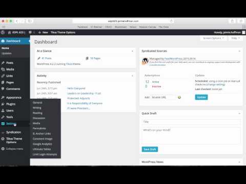 Changing time zone for WordPress site
