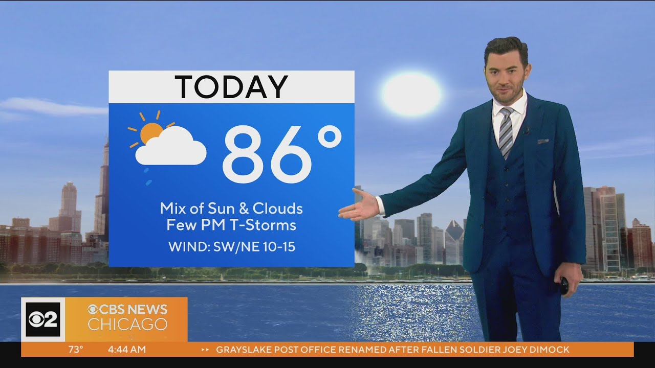 Chicago First Alert Weather: Afternoon showers Tuesday, stronger storms ...